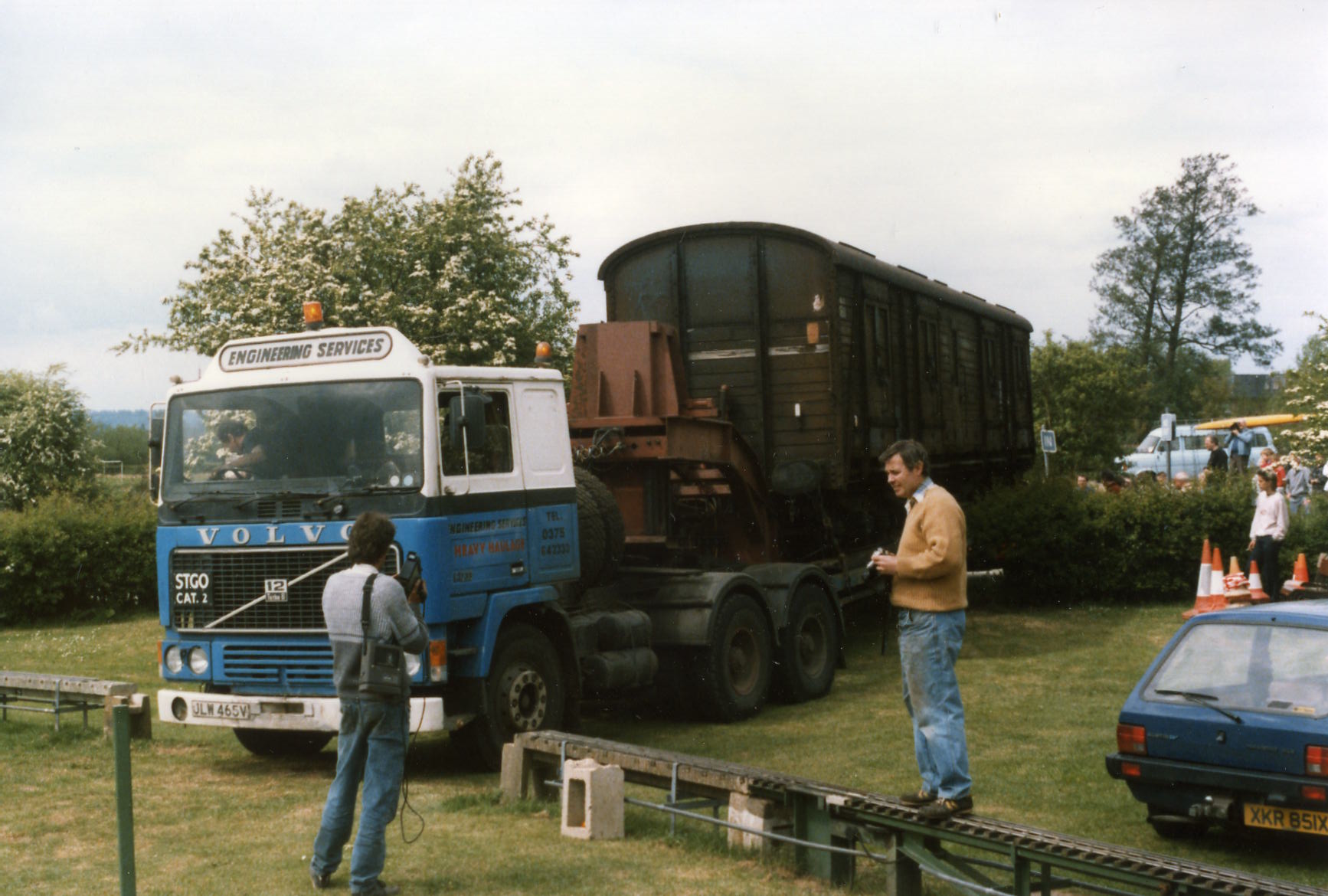 taking delivery of the carriage